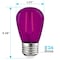 Luxrite S14 LED Edison Purple Light Bulbs 0.5W Colored Bulb for String Lights E26 Base, 4PK LR21731-4PK - alternate 6